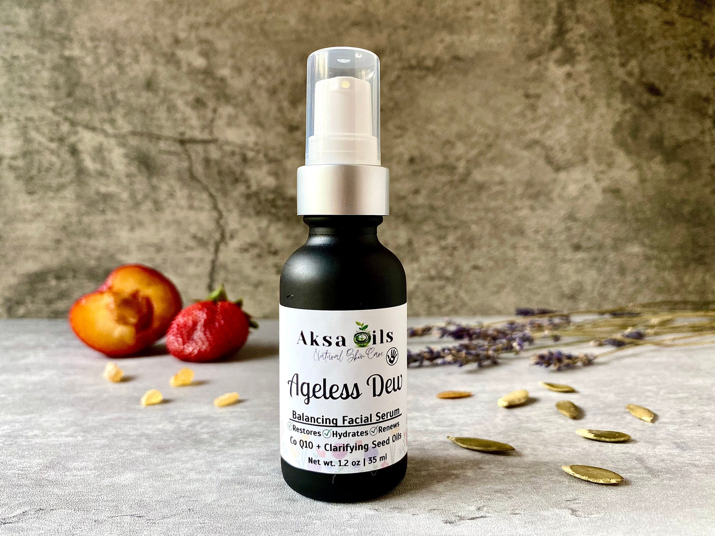 Co Q10 Face Serum, Vitamin Rich & Antioxidant Facial Oil, Regenerating and Skin Balancing with Anti-Aging Ingredients, All Natural, Vegan - AksaOils 