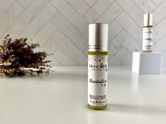 Herbal Cuticle Oil for Dry Cuticle, Healthy Nail Growth and Nail Fungus, All Natural Moisturizer with Pressed Cold Oils, Vegan Cuticle Care - AksaOils 