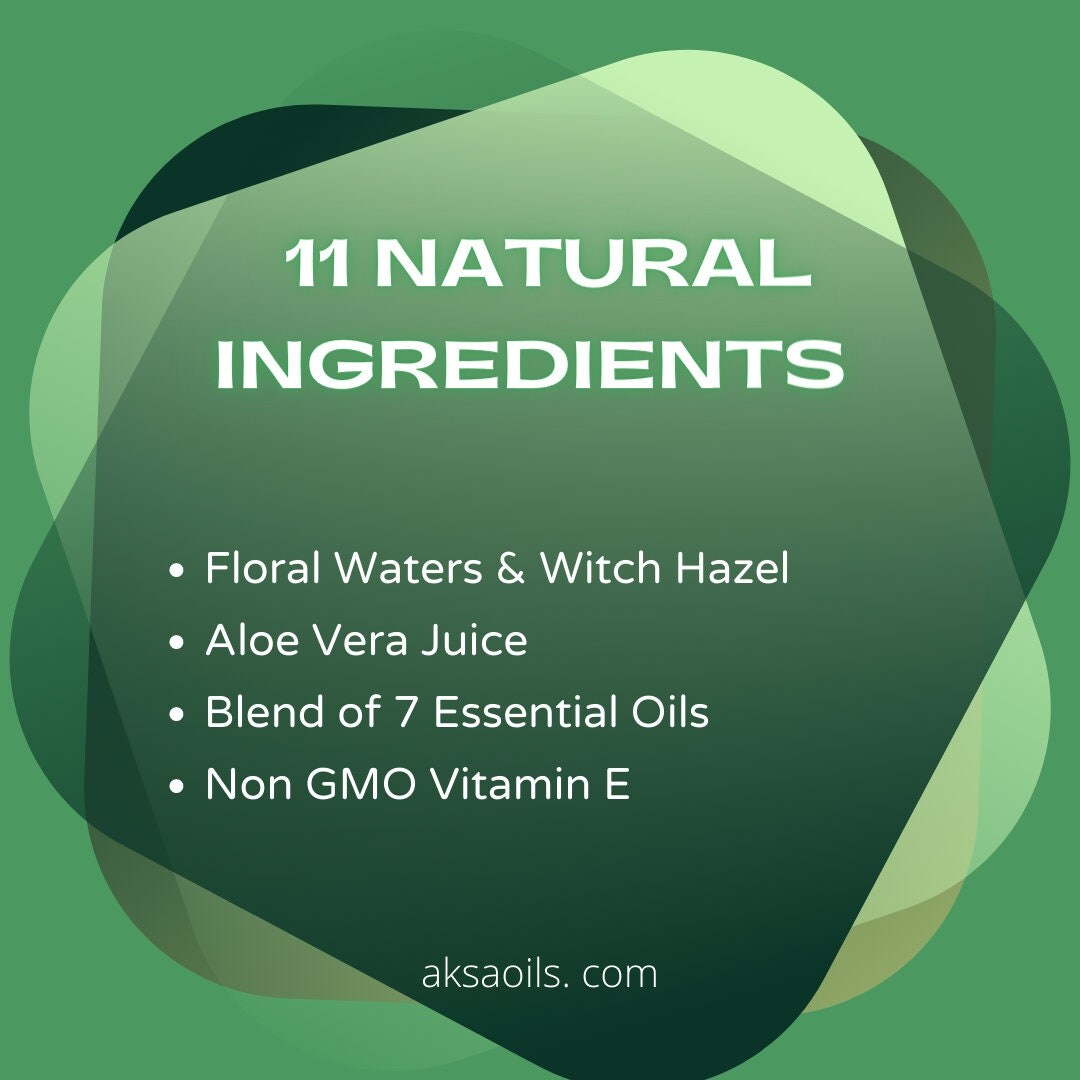 Natural Insect Repellent for Mosquito, Ants, Ticks, Fleas, Chiggers and More, Deet & Chemical Free Bug Spray, Organic Ingredients, Vegan - AksaOils 